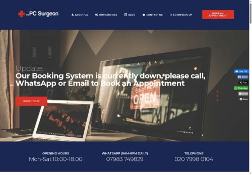 thepcsurgeon.co.uk capture - 2025-06-29 03:42:51