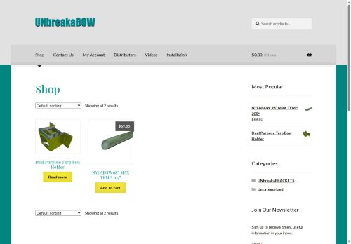 unbreakabow.com capture - 2025-06-29 08:17:00