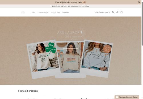 ariseaurora.com capture - 2025-06-29 10:34:45