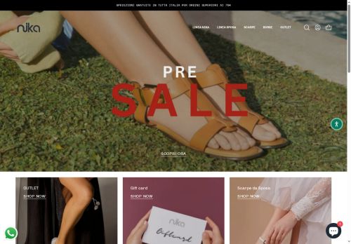 nikacalzature.com capture - 2025-06-29 11:18:36