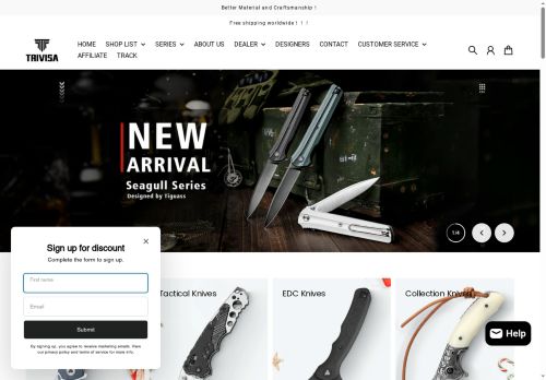 trivisaknives.com capture - 2025-06-29 18:48:40