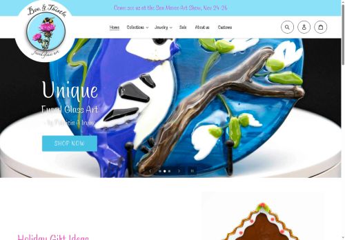 beeandthistleglassart.com capture - 2025-06-29 20:27:59