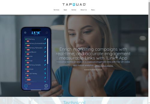 tapquad.technology capture - 2025-06-29 21:38:20