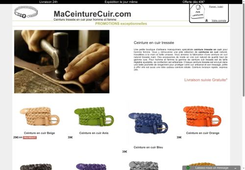 maceinturecuir.com capture - 2025-06-29 21:47:36