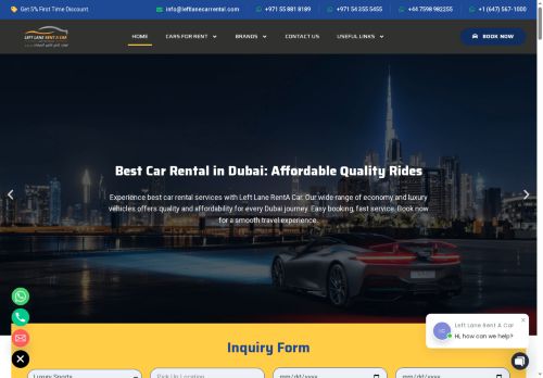 leftlanecarrental.com capture - 2025-06-29 23:14:01