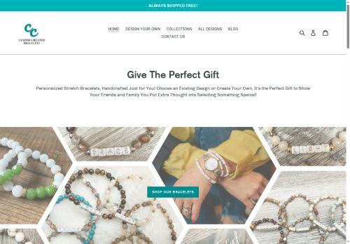 customcreatedbracelets.com capture - 2025-06-30 02:36:46