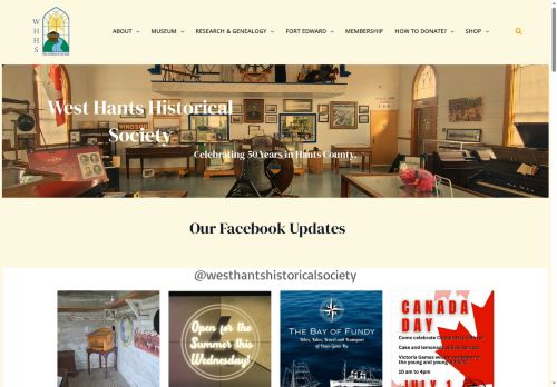 westhantshistoricalsociety.ca capture - 2025-06-30 04:05:58