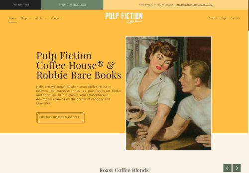 pulpfictioncoffeehouse.com capture - 2025-06-30 04:19:54