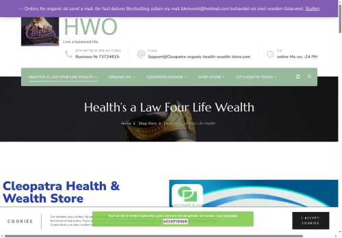 cleopatra-organic-health-wealth-store.com capture - 2025-06-30 06:44:27