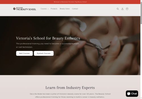 decodemodethebeautyschool.com capture - 2025-06-30 08:19:37