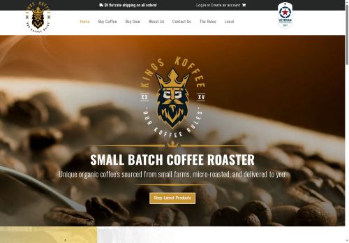 kingskoffees.com capture - 2025-06-30 09:33:55