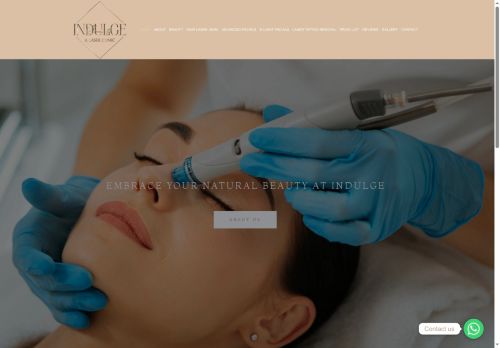 indulgebeautyandlaserclinic.co.uk capture - 2025-06-30 09:57:27