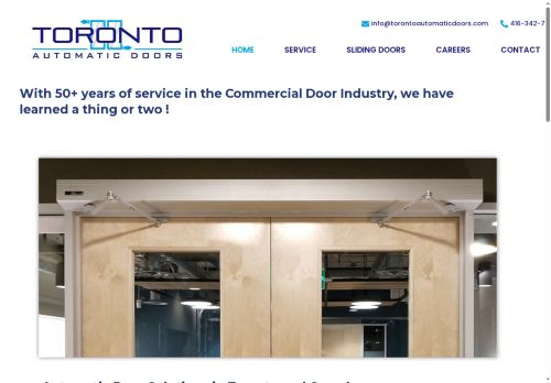 torontoautomaticdoors.com capture - 2025-06-30 11:07:27