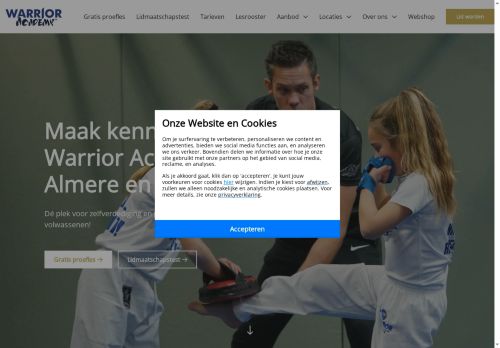 warrioracademy.nl capture - 2025-06-30 14:26:04