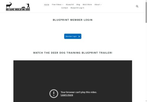 biggameindicatingdogs.com capture - 2025-06-30 15:28:17