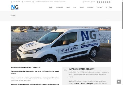 reconditionedgearboxeslowestoft.co.uk capture - 2025-06-30 16:24:24