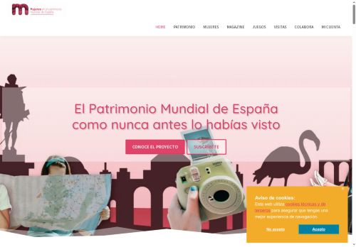 mujeresypatrimonio.org capture - 2025-06-30 17:12:36