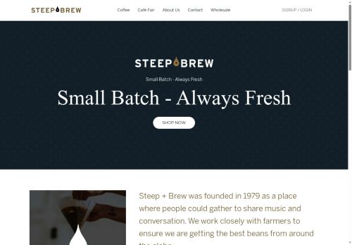 steepnbrew.com capture - 2025-07-01 05:18:24