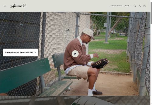 avenue88clothing.com capture - 2025-07-01 05:27:03