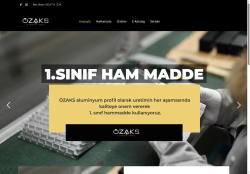 ozaksaluminyum.com capture - 2025-07-01 05:57:23