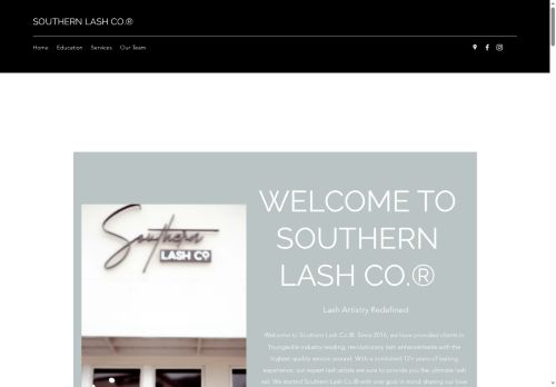 southernlashcompany.com capture - 2025-07-01 06:37:25