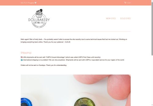 dollbakery.com capture - 2025-07-01 08:31:03