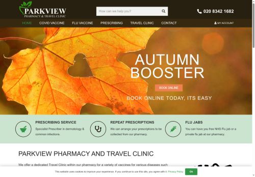 parkviewpharmacy.co.uk capture - 2025-07-01 08:50:19