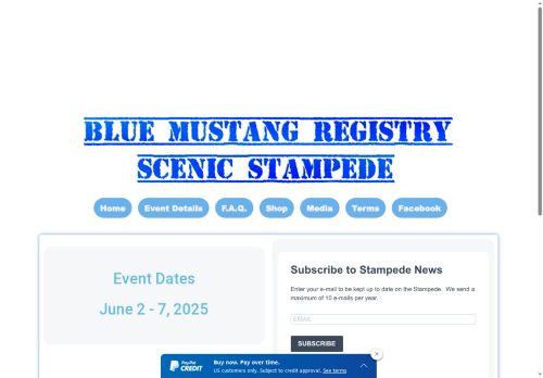 bmrstampede.com capture - 2025-07-01 10:11:29