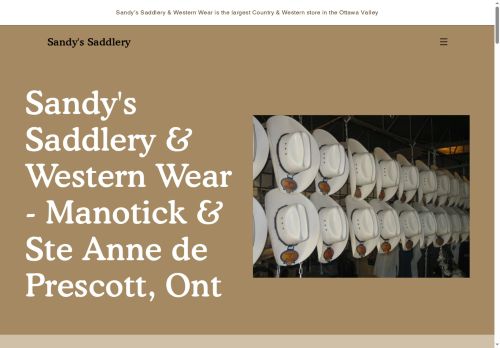 sandys-saddlery.com capture - 2025-07-01 11:06:32