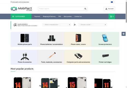 mobpartstore.com capture - 2025-07-01 14:32:49