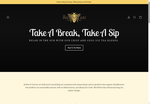 bees-teas.com capture - 2025-07-01 14:37:55