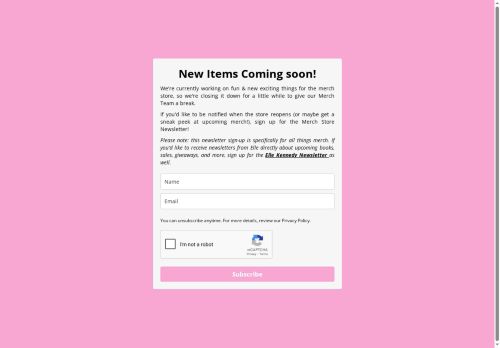 ellekennedymerch.com capture - 2025-07-01 16:59:27