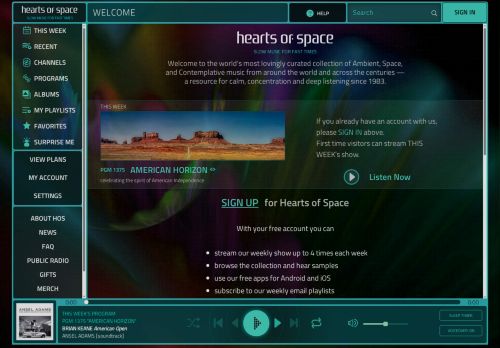 Hearts of Space capture - 2025-07-01 20:25:05