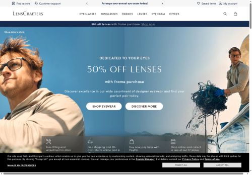 LensCrafters CA capture - 2025-07-01 20:25:05