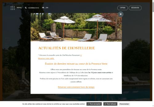 Hostellerie de l&rsquo;Abbaye de la Celle capture - 2025-07-01 20:35:32