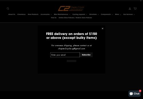 chapter2cycle.com capture - 2025-07-01 22:27:49