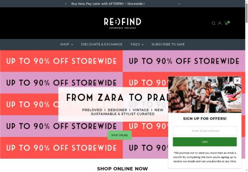 refindpreloved.com capture - 2025-07-02 00:30:17