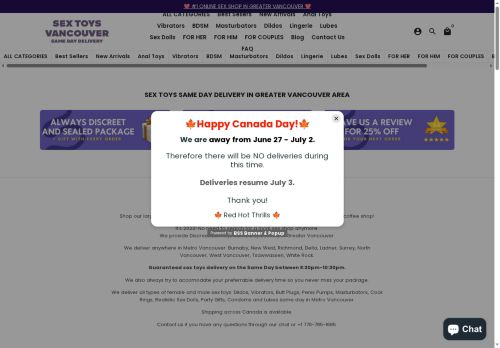 sextoysvancouver.delivery capture - 2025-07-02 02:34:12
