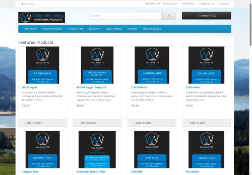 Willamette Valley Nutritional Products capture - 2025-07-02 03:36:27