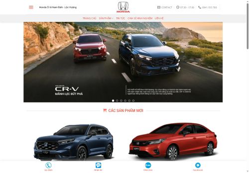 hondaotonamdinhlocvuong.com capture - 2025-07-02 04:45:09
