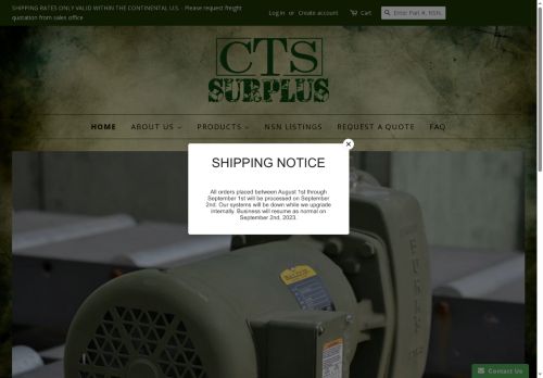 ctssurplus.com capture - 2025-07-02 07:56:57