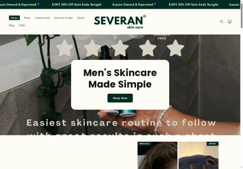 severanskincare.com capture - 2025-07-02 09:10:03
