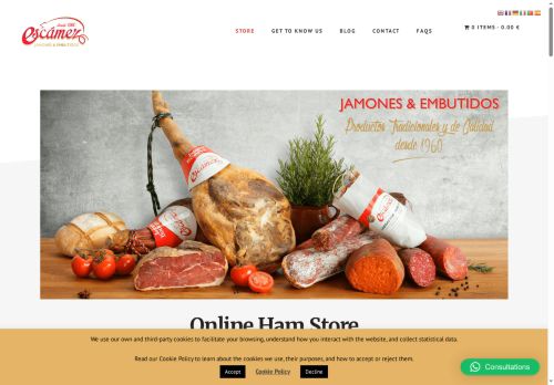 embutidosescamez.com capture - 2025-07-02 11:37:04