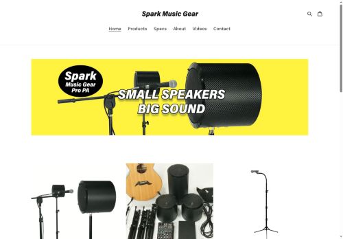 sparkmusicgear.com capture - 2025-07-02 11:44:04