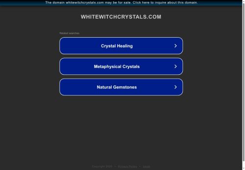 whitewitchcrystals.com capture - 2025-07-02 11:45:00