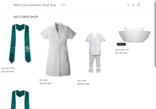 wcugradshop.com capture - 2025-07-02 12:51:46