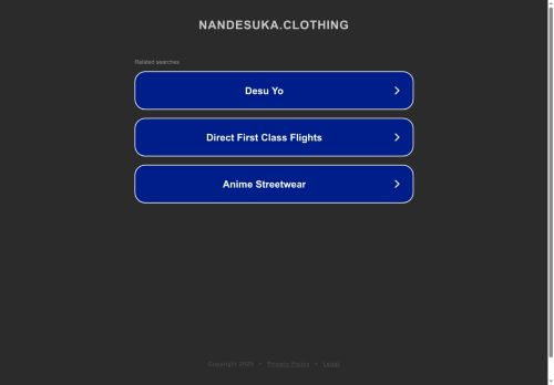 nandesuka.clothing capture - 2025-07-02 17:59:39