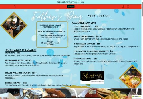 islandcafeandgrill.com capture - 2025-07-03 02:16:46