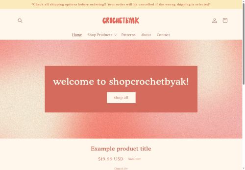 shopcrochetbyak.com capture - 2025-07-03 03:21:01