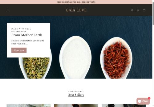 gaialoveskincare.com capture - 2025-07-03 03:38:50